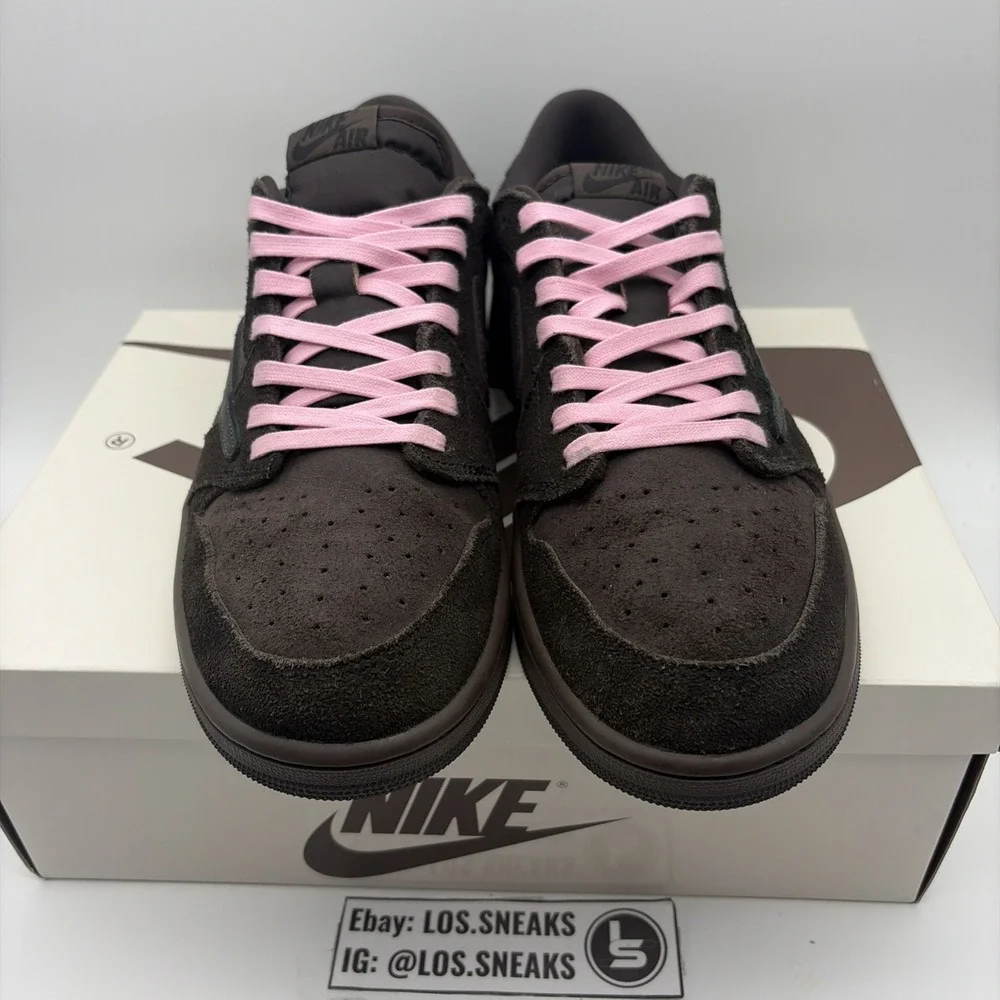 Size 12 - Travis Scott x Air Jordan 1 Retro OG SP Low Velvet Brown (DM7866-202)